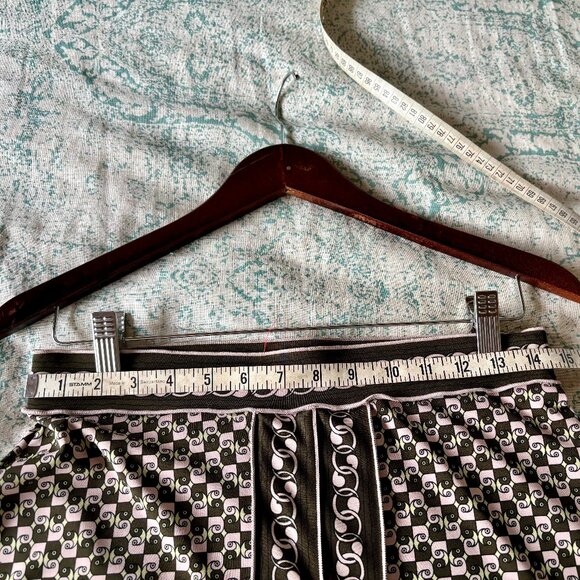 Studio M petite modern goemetric print skirt, XS - Picture 4 of 4